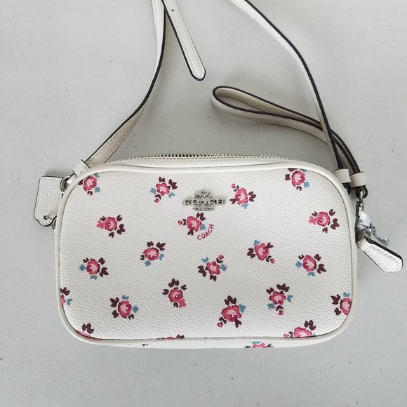 Coach Floral Crossbody Clutch Bag - Picture 1 of 10